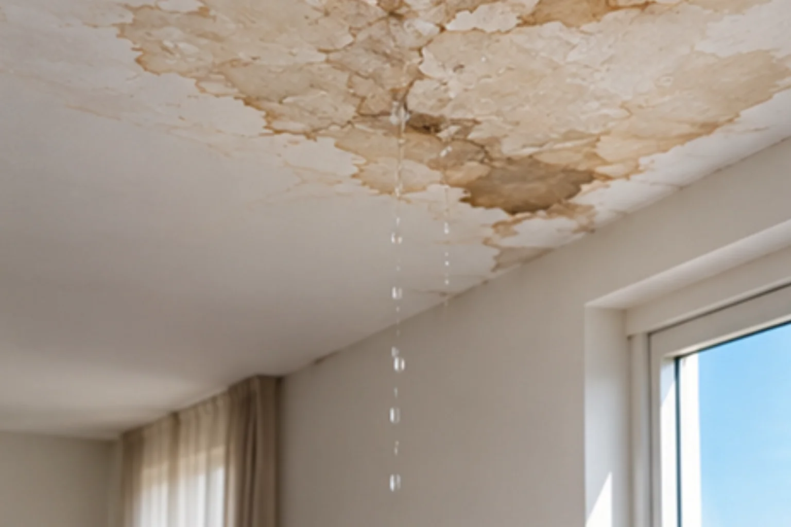 Moisture damage caused by water ingress