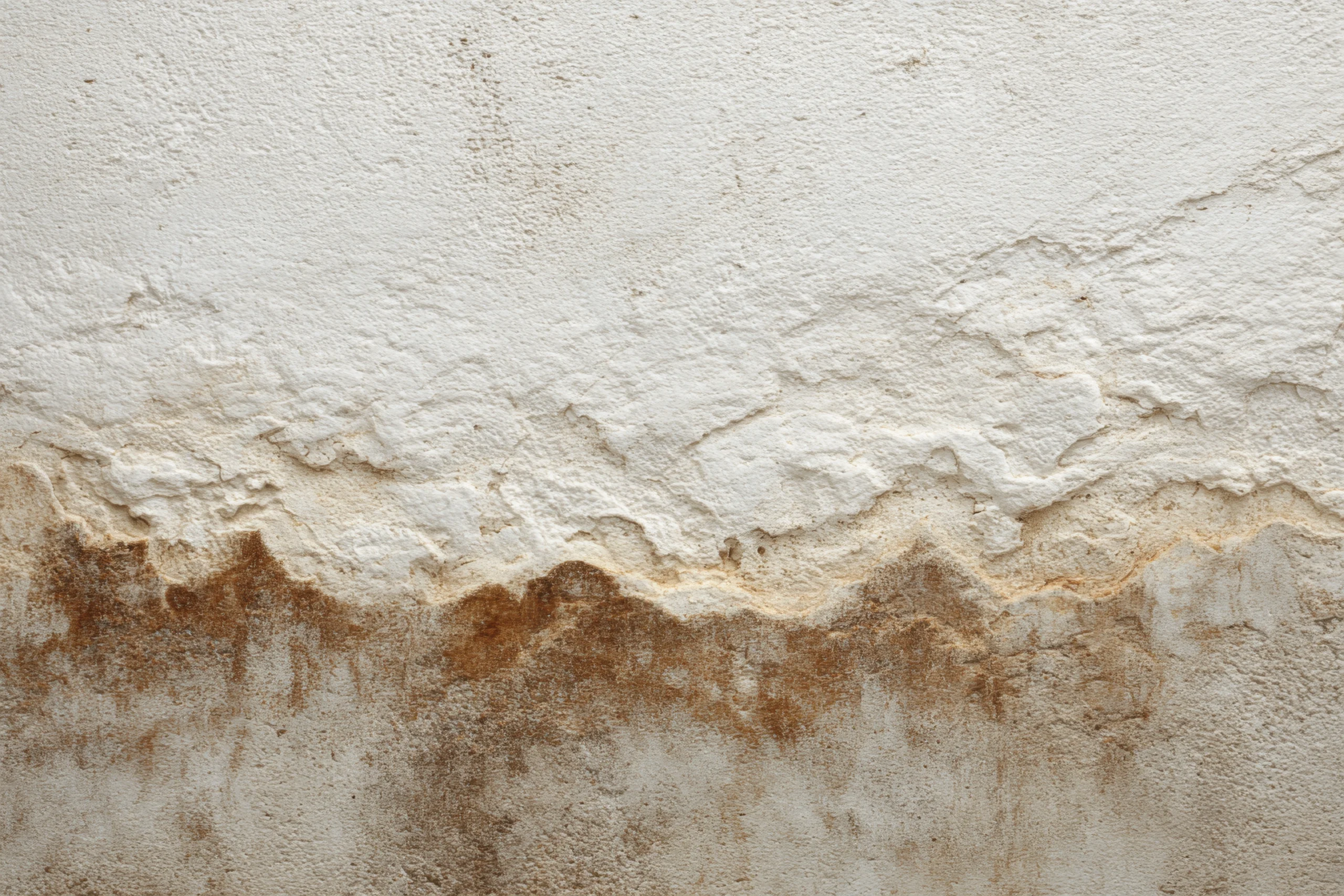 Penetrating damp affecting a property wall