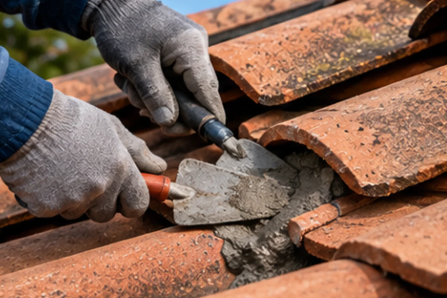 Roof tile repairs