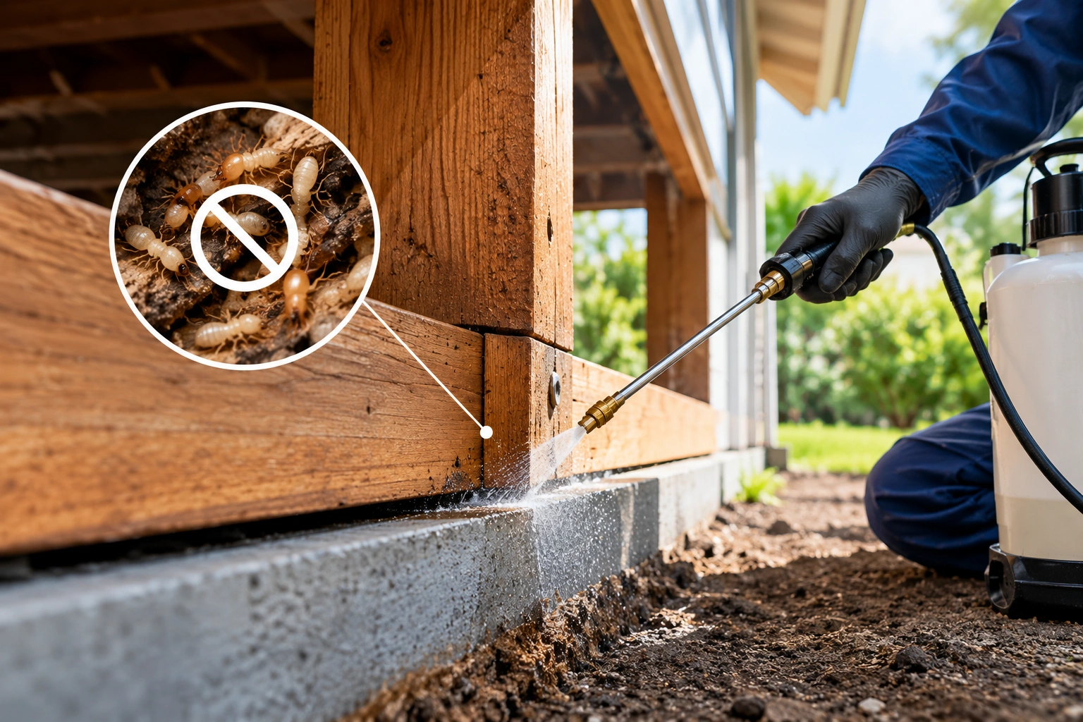 Termite treatment and timber protection Almería