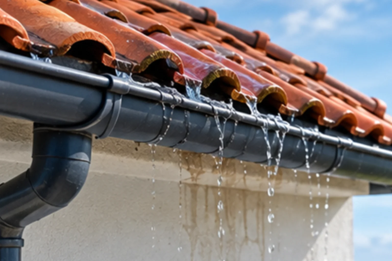 Water ingress through roof or terrace