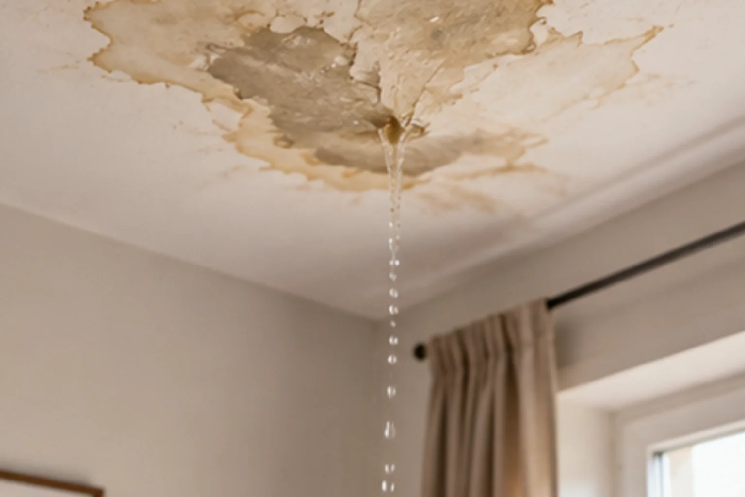 Water ingress through roof