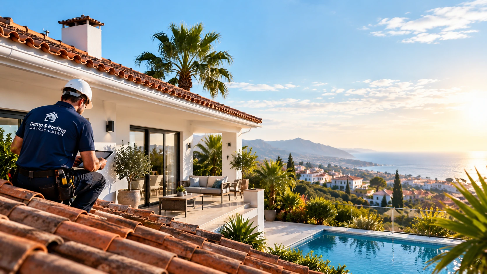 Damp treatment, roof repairs and waterproofing services in Almería